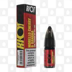 Morello Cherry & Banana by Riot X E Liquid | 10ml Nic Salt, Strength & Size: 20mg • 10ml