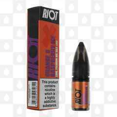 Orange & Raspberry Ice by Riot X E Liquid | 10ml Nic Salt, Strength & Size: 05mg • 10ml