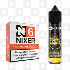 Rice Pudding & Raspberry Jam by Dripping Desserts x Nixer E Liquid | 60ml Long Fill, Nicotine Type: Regular Nicotine, Strength & Size: 06mg • 60ml • Inc Shots (70/30)