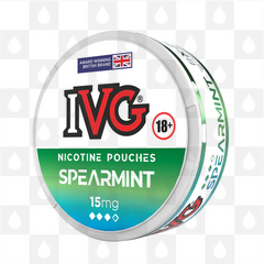 Spearmint by IVG | Nicotine Pouches, Strength & Size: 20 x 15mg Pouches