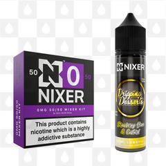 Strawberry Jam & Custard by Dripping Desserts x Nixer E Liquid | 60ml Long Fill, Nicotine Type: Nicotine Free, Strength & Size: 00mg • 60ml • Inc VG/PG Shots (50/50)