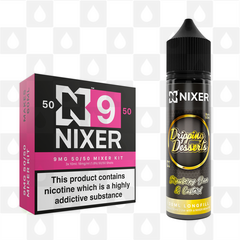 Strawberry Jam & Custard by Dripping Desserts x Nixer E Liquid | 60ml Long Fill, Nicotine Type: Regular Nicotine, Strength & Size: 09mg • 60ml • Inc Shots (50/50)