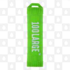100 Large Silicone 18650 Battery Sleeve, Selected Colour: Green