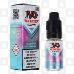 Blue Sour Raspberry by IVG Intense E Liquid | 10ml Nic Salt, Strength & Size: 10mg • 10ml