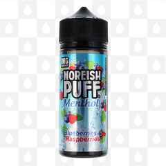 Blueberry & Raspberries | Menthol by Moreish Puff E Liquid | 100ml Short Fill