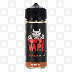Caramel Latte | Desserts by Vampire Vape E Liquid | 50ml & 100ml Shortfill, Strength & Size: 0mg • 100ml (120ml Bottle)