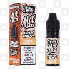 Cream Tobacco | Mix Salts by Doozy E Liquid | 10ml Nic Salt, Strength & Size: 20mg • 10ml
