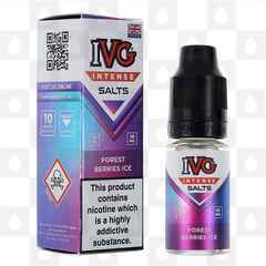 Forest Berries Ice by IVG Intense E Liquid | 10ml Nic Salt, Strength & Size: 10mg • 10ml