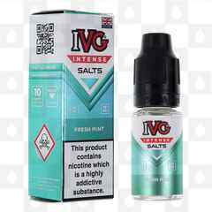 Fresh Mint by IVG Intense E Liquid | 10ml Nic Salt, Strength & Size: 10mg • 10ml