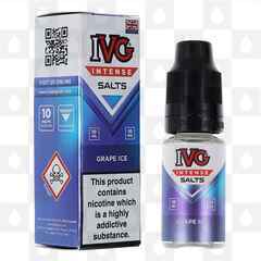 Grape Ice by IVG Intense E Liquid | 10ml Nic Salt, Strength & Size: 10mg • 10ml