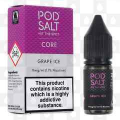 Grape Ice by Pod Salt E Liquid | 10ml Nic Salt, Strength & Size: 11mg • 10ml