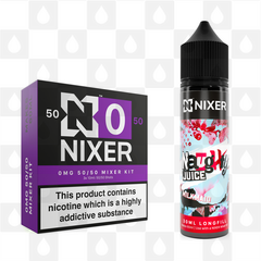 Milkmaid by Naughty Juice x Nixer E Liquid | 60ml Long Fill, Nicotine Type: Nicotine Free, Strength & Size: 00mg • 60ml • Inc VG/PG Shots (50/50)
