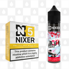 Milkmaid by Naughty Juice x Nixer E Liquid | 60ml Long Fill, Nicotine Type: Nicotine Salt, Strength & Size: 05mg Salt • 60ml • Inc Shots (50/50)