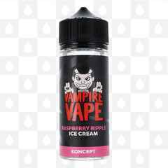 Raspberry Ripple Ice Cream | Desserts by Vampire Vape E Liquid | 50ml & 100ml Shortfill, Strength & Size: 0mg • 100ml (120ml Bottle)