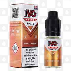 Retro Orange by IVG Intense E Liquid | 10ml Nic Salt, Strength & Size: 10mg • 10ml