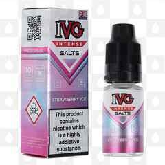 Strawberry Ice by IVG Intense E Liquid | 10ml Nic Salt, Strength & Size: 10mg • 10ml