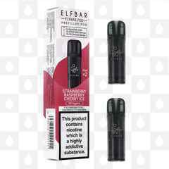 Strawberry Raspberry Cherry Ice | Elf Bar 600 Replacement Pods