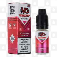 Strawberry Sensation by IVG Intense E Liquid | 10ml Nic Salt, Strength & Size: 20mg • 10ml