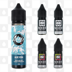 Aloe Vera | Shake & Vape by Aisu E Liquid | 60ml Long Fill, Nicotine Type: Regular Nicotine, Strength & Size: 06mg • 60ml • Inc Shots (50/50)