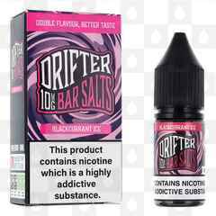 Blackcurrant Ice | Bar Salts by Drifter E Liquid | 10ml Nic Salt, Strength & Size: 10mg • 10ml