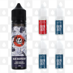 Blue Raspberry | Shake & Vape by Aisu E Liquid | 60ml Long Fill, Nicotine Type: Regular Nicotine, Strength & Size: 03mg • 60ml • Inc Shots (60/40)