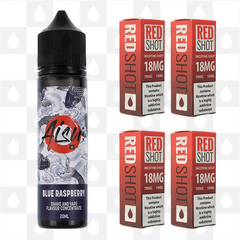 Blue Raspberry | Shake & Vape by Aisu E Liquid | 60ml Long Fill, Nicotine Type: Regular Nicotine, Strength & Size: 12mg • 60ml • Inc Shots (50/50)