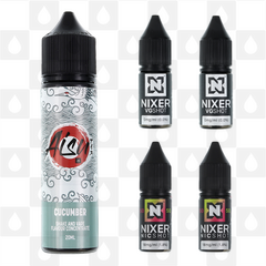 Cucumber | Shake & Vape by Aisu E Liquid | 60ml Long Fill, Nicotine Type: Regular Nicotine, Strength & Size: 06mg • 60ml • Inc Shots (50/50)
