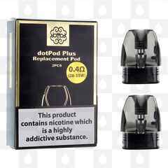 DotMod DotPod Plus Replacement Pods, Style: 2 x 0.4 Ohm (28-35W)