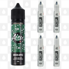 Green Apple | Shake & Vape by Aisu E Liquid | 60ml Long Fill, Nicotine Type: Nicotine Salt, Strength & Size: 12mg Salt • 60ml • Inc Shots (50/50)