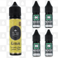 Lemon Custard Cream by The Kings Collection E Liquid | 60ml Longfill, Nicotine Type: Regular Nicotine, Strength & Size: 12mg • 60ml • Inc Shots (50/50)