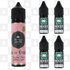 Life Is Peachy by The Kings Collection E Liquid | 60ml Longfill, Nicotine Type: Regular Nicotine, Strength & Size: 12mg • 60ml • Inc Shots (50/50)