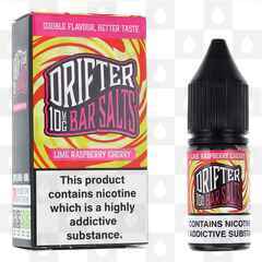 Lime Raspberry Cherry | Bar Salts by Drifter E Liquid | 10ml Nic Salt, Strength & Size: 10mg • 10ml