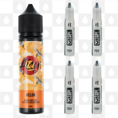 Melon | Shake & Vape by Aisu E Liquid | 60ml Long Fill, Nicotine Type: Nicotine Salt, Strength & Size: 12mg Salt • 60ml • Inc Shots (50/50)
