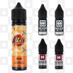 Melon | Shake & Vape by Aisu E Liquid | 60ml Long Fill, Nicotine Type: Nicotine Salt, Strength & Size: 6mg Salt • 60ml • Inc. Shots (50/50)