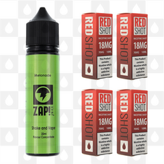 Melonade | Shake & Vape by Zap E Liquid | 60ml Long Fill, Nicotine Type: Regular Nicotine, Strength & Size: 12mg • 60ml • Inc Shots (50/50)