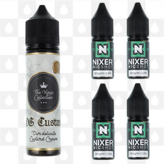 O.G Custard by The Kings Collection E Liquid | 60ml Longfill, Nicotine Type: Regular Nicotine, Strength & Size: 12mg • 60ml • Inc Shots (50/50)