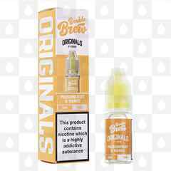 Passionfruit Mango | The Originals by Double Brew E Liquid | 10ml Nic Salts, Strength & Size: 20mg • 10ml