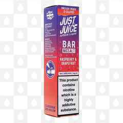 Raspberry & Grapefruit Nic Salt Just Juice Bar Salts E Liquid | 10ml Nic Salt, Strength & Size: 05mg • 10ml