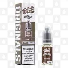 Tobacco | The Originals by Double Brew E Liquid | 10ml Nic Salts, Strength & Size: 05mg • 10ml