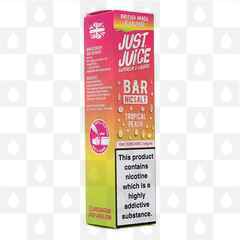 Tropical Peach Nic Salt Just Juice Bar Salts E Liquid | 10ml Nic Salt, Strength & Size: 10mg • 10ml