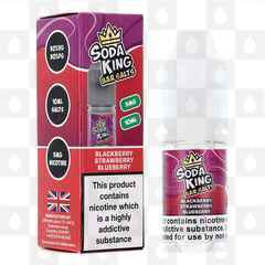 Blackberry Strawberry Blueberry by Soda King E Liquid | 10ml Nic Salt, Strength & Size: 05mg • 10ml