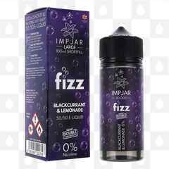 Blackcurrant & Lemonade by Imp Jar Fizz E Liquid | 50ml & 100ml Short Fill, Strength & Size: 0mg • 100ml (120ml Bottle)