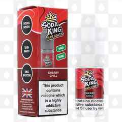 Cherry Chill by Soda King E Liquid | 10ml Nic Salt, Strength & Size: 05mg • 10ml