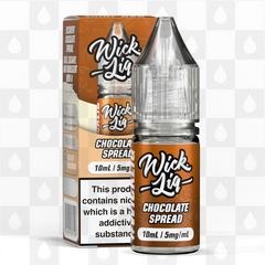 Chocolate Spread by Wick Liq Bar Juice E Liquid | 10ml Nic Salt, Strength & Size: 05mg • 10ml