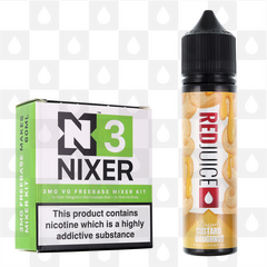 Custard Doughnut | Desserts by RedJuice E Liquid | 60ml Long Fill, Nicotine Type: Regular Nicotine, Strength & Size: 03mg • 60ml • Inc Shots (70/30)