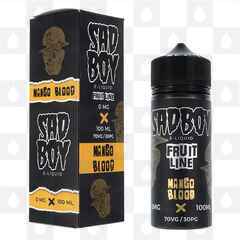 Mango Blood | Fruit Line by Sadboy E Liquid | 100ml Short Fill, Strength & Size: 0mg • 100ml (120ml Bottle)