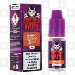 Mango Paradise | Tropical Collection by Vampire Vape E Liquid | 10ml Bottles, Strength & Size: 03mg • 10ml