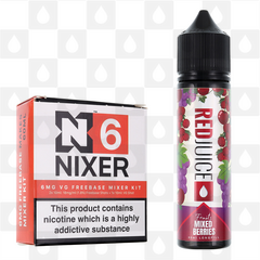 Mixed Berries | Fruits by RedJuice E Liquid | 60ml Long Fill, Nicotine Type: Regular Nicotine, Strength & Size: 6mg • 60ml • Inc. Shots (70/30)