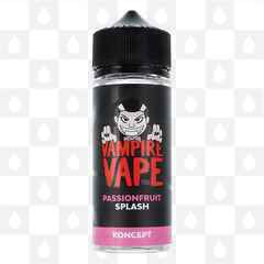 Passionfruit Splash | Tropical Collection by Vampire Vape E Liquid | 50ml & 100ml Shortfill, Strength & Size: 0mg • 100ml (120ml Bottle)