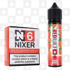 Peach Apricot | Fruits by RedJuice E Liquid | 60ml Long Fill, Nicotine Type: Regular Nicotine, Strength & Size: 6mg • 60ml • Inc. Shots (70/30)